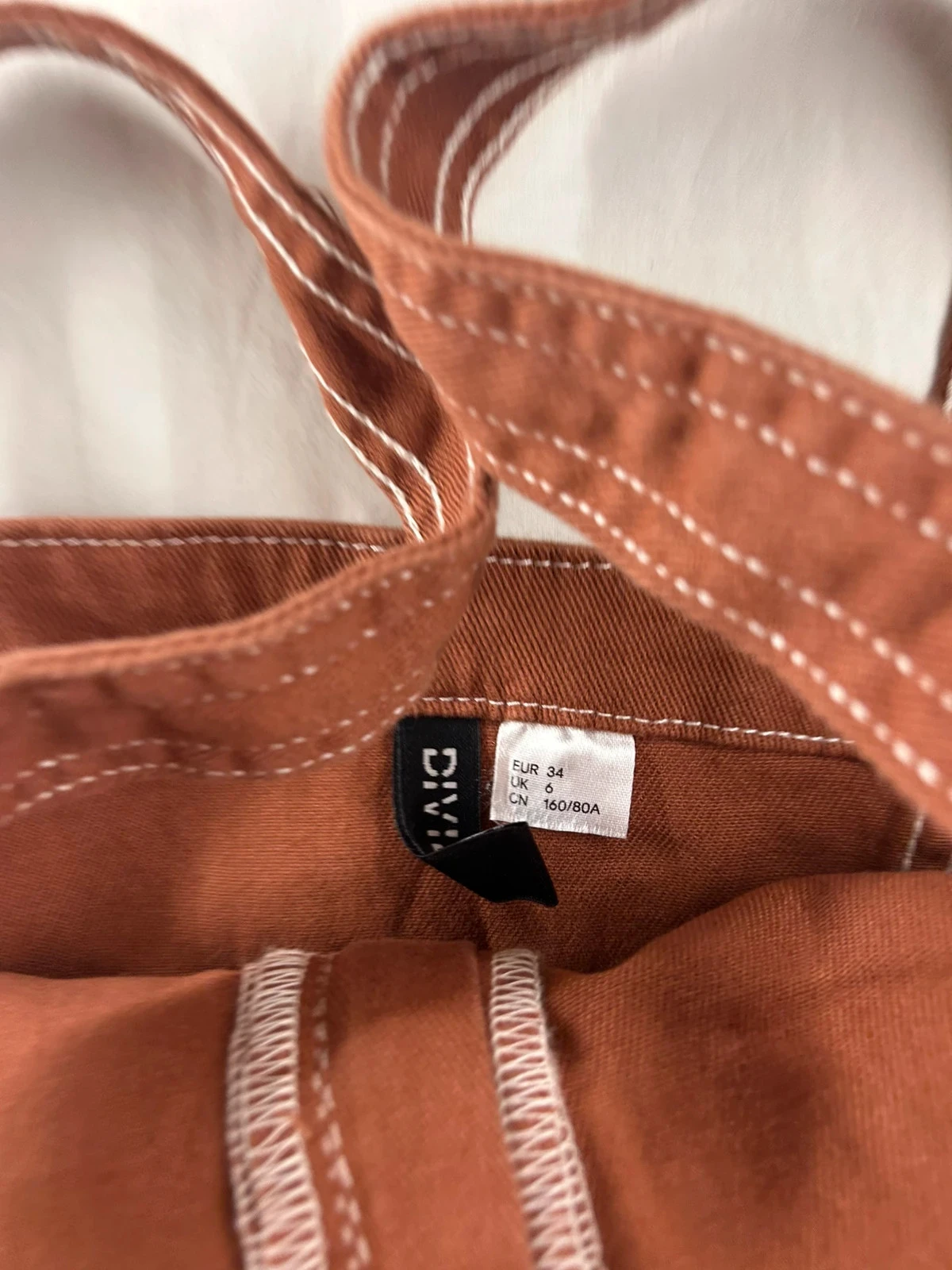 Bruine denim jurk divided h&m – photo 8
